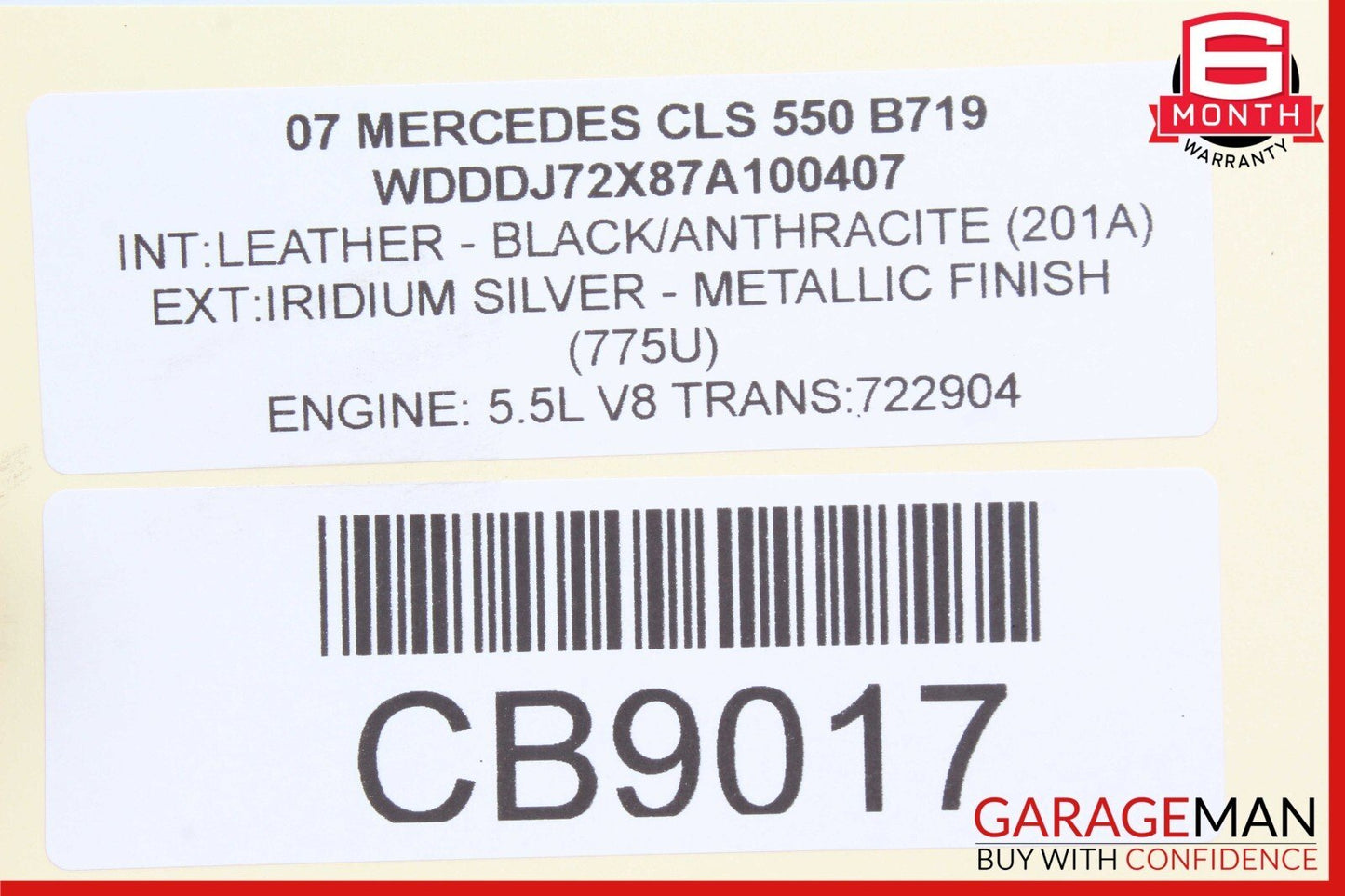 06-11 Mercedes W219 CLS550 E350 Rear Left & Right Brake Caliper Calipers Set OEM