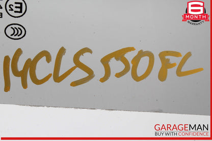 12-18 Mercedes W218 CLS550 CLS63 AMG Front Left Side Door Window Glass OEM