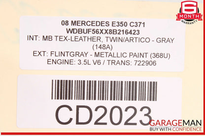 03-09 Mercedes W211 E350 E320 E55 AMG Front Right Side Wing Fender Panel OEM