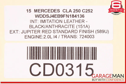 14-19 Mercedes W117 CLA250 FWD 2.0L Automatic Transmission Assembly OEM