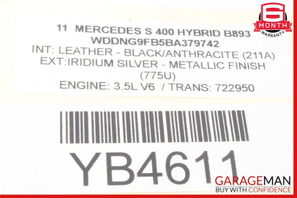10-13 Mercedes W221 S400 S600 Ash Tray Ashtray Lighter Cup Holder Trim Wood OEM