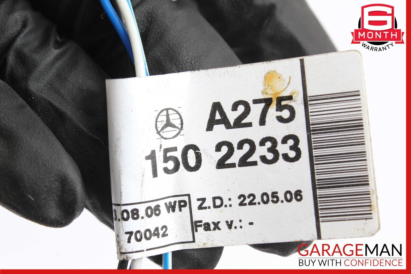07-14 Mercedes W221 S600 S65 AMG CL600 Engine Wire Harness 5.5L 2751502233 OEM