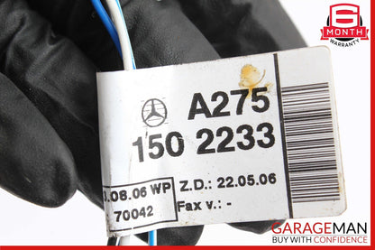 07-14 Mercedes W221 S600 S65 AMG CL600 Engine Wire Harness 5.5L 2751502233 OEM