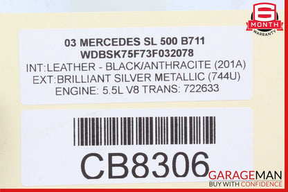 03-06 Mercedes R230 SL500 Front Left Side RWD Spindle Knuckle Hub Bearing OEM