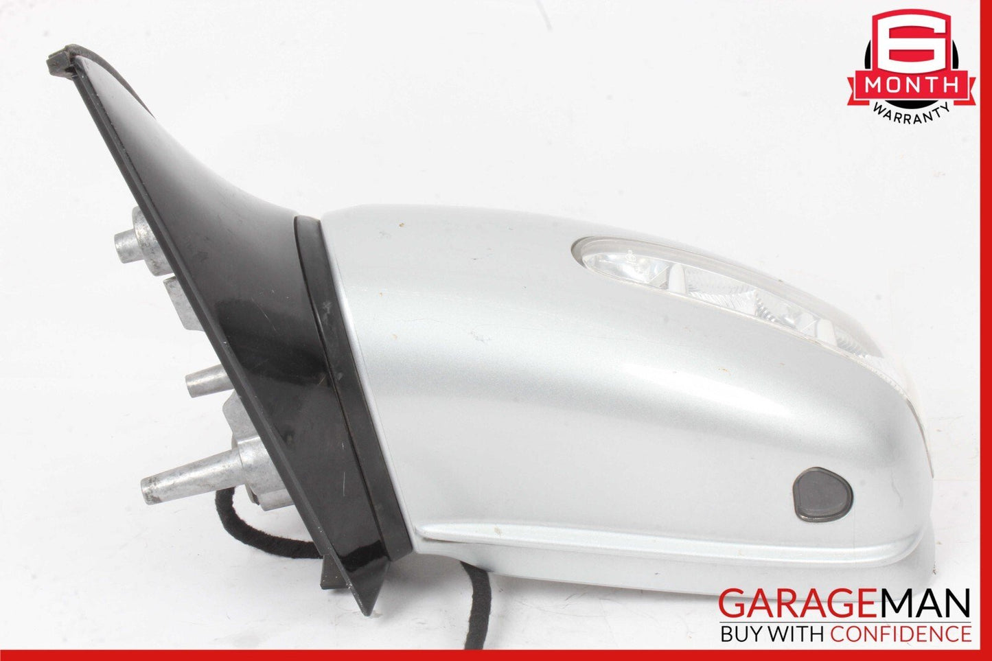06-10 Mercedes W251 R350 R500 Front Left Side Mirror Door Rear View Silver OEM