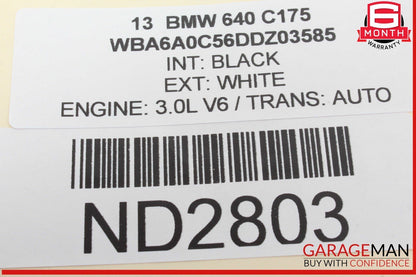 12-18 BMW 640i 650i Front or Rear Left and Right Side Door Audio Sound Speaker