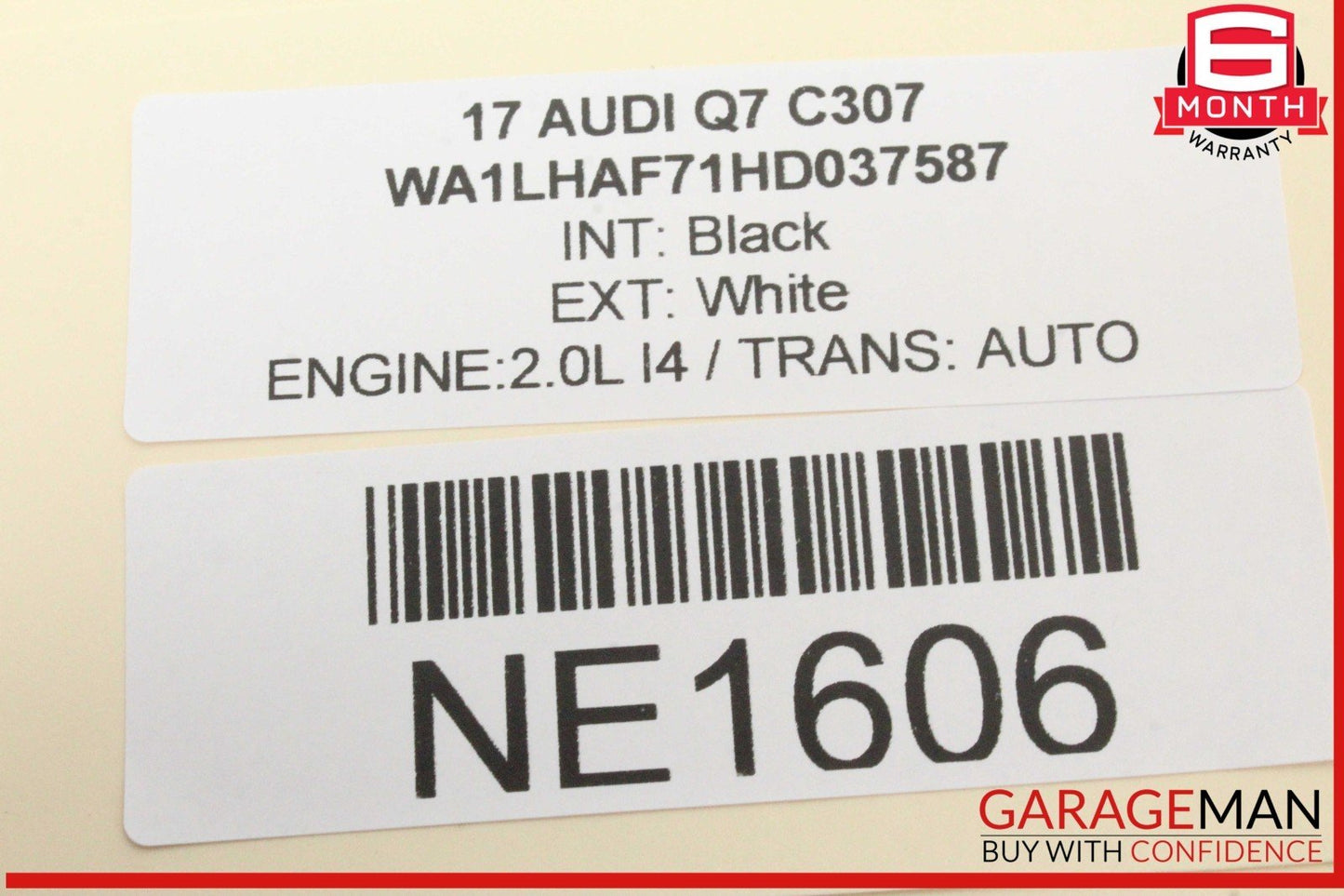 17-19 Audi Q7 Rear Right & Left Side Subwoofer Sub Woofer Speaker Set of 2 OEM