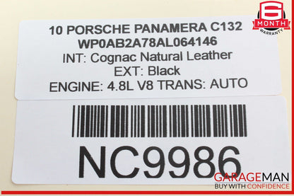10-16 Porsche Panamera 970 Rear Left Driver Side Lower Control Arm 97033114101