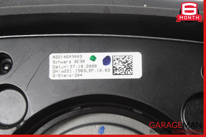 07-10 Mercedes CL550 S550 4 Spoke Steering Wheel Black w/ Paddles Assy Wood