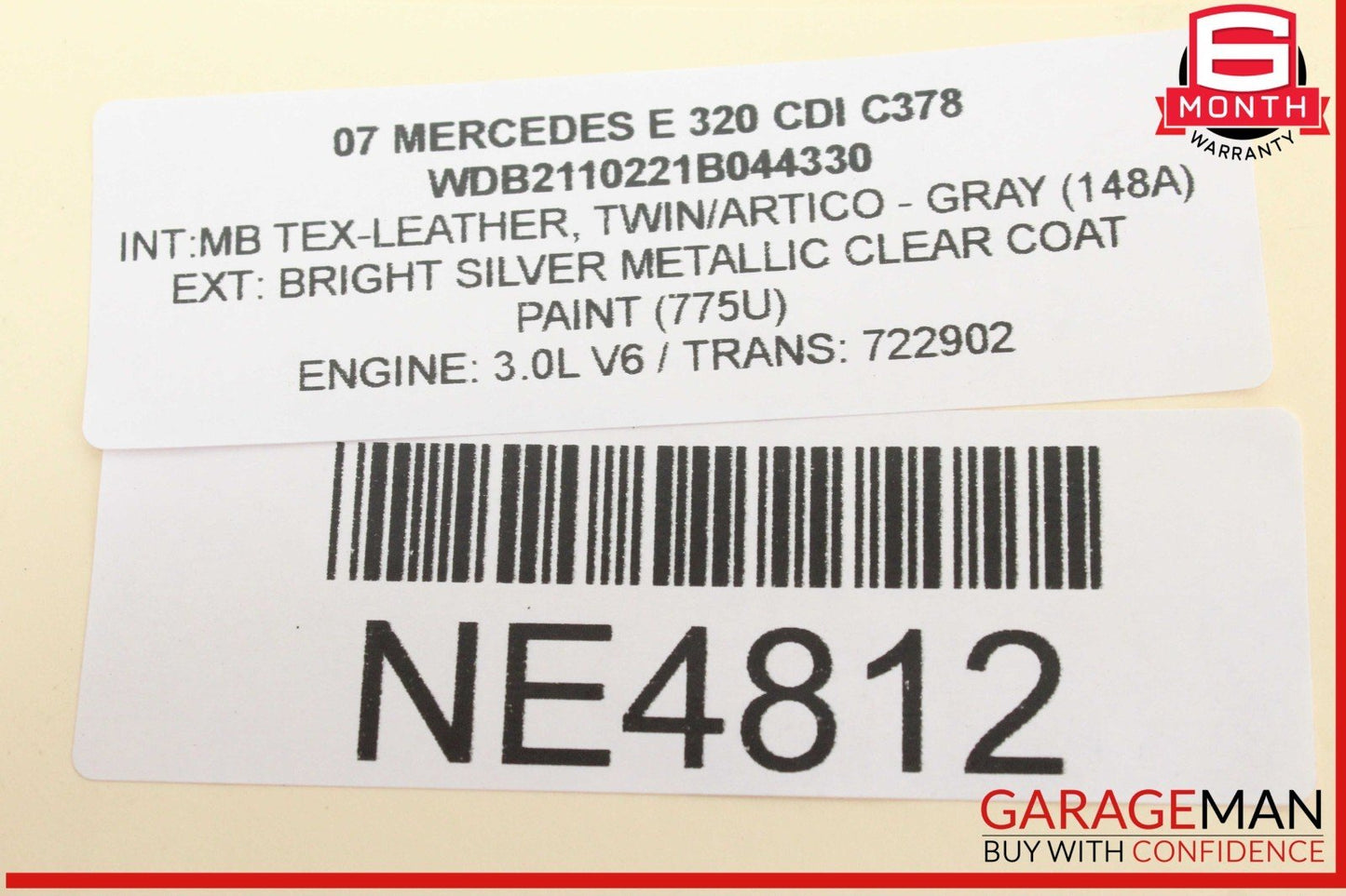 07-09 Mercedes W211 E320 CDI Rear Left & Right Side Door Audio Sound Speakers