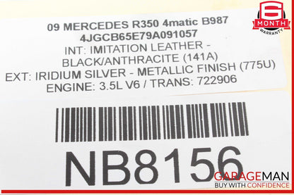 06-13 Mercedes W251 R350 4MATIC Front Right & Left Brake Caliper Calipers Set