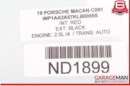 15-24 Porsche Macan Front Left Driver Side Door Window Glass 95B845201B OEM