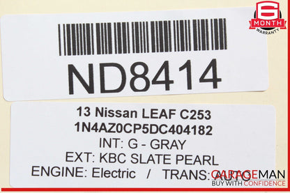 13-17 Nissan Leaf Rear Bumper Reinforcement Impact Bar OEM