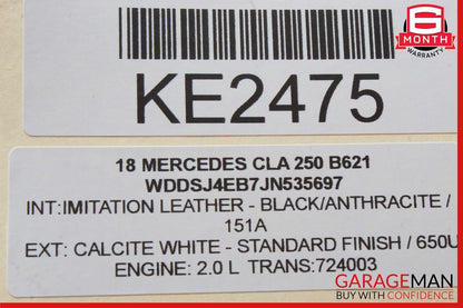 13-20 Mercedes W117 CLA250 GLA250 Rear Left or Right Wishbone Arm 2463520788 OEM