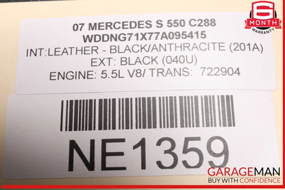 07-14 Mercedes W221 S550 CL550 Front Bumper Reinforcement Impact Crash Bar Rebar