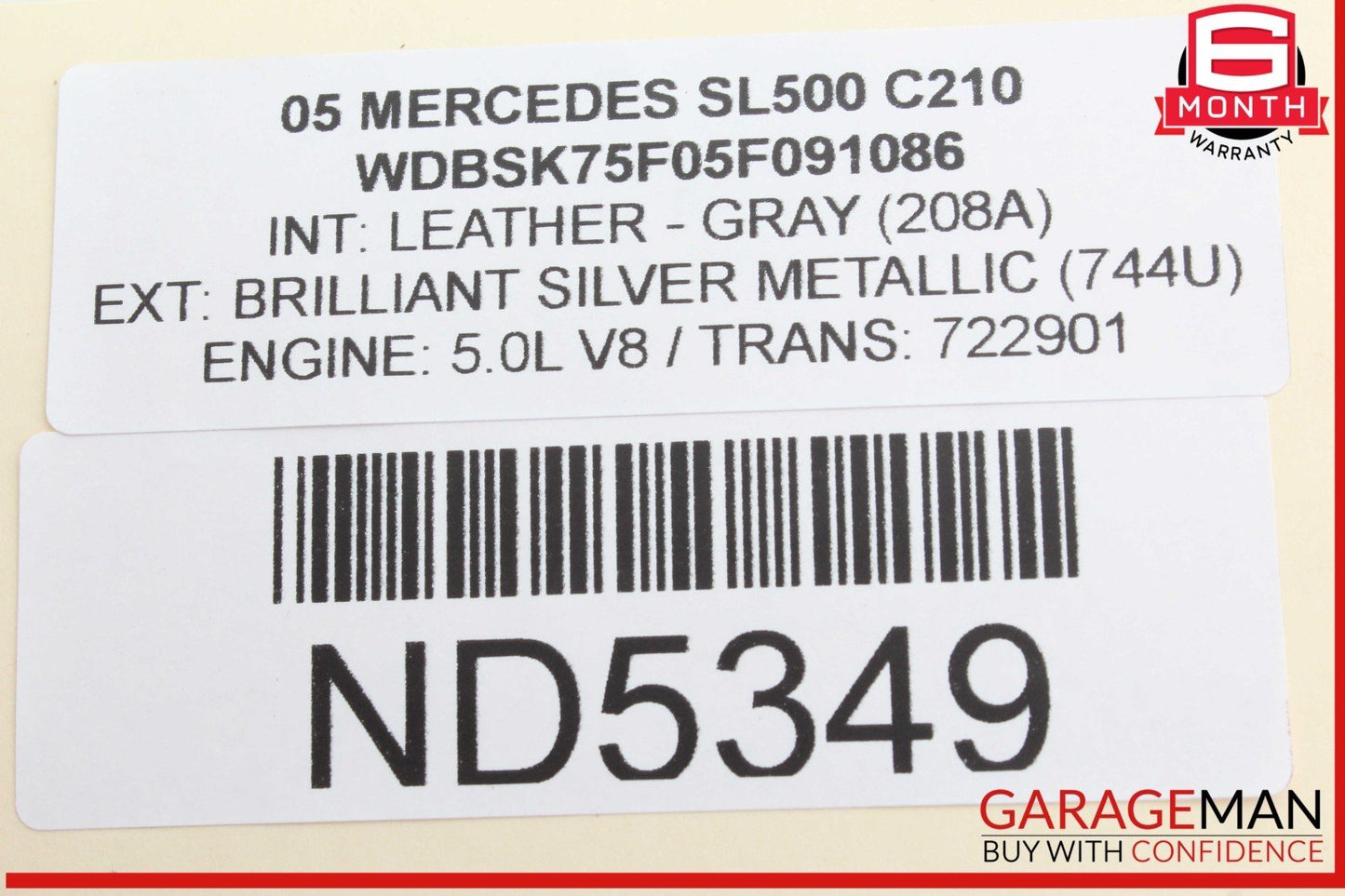 03-08 Mercedes R230 SL500 SL55 AMG Bose Subwoofer Audio Sound Speaker OEM