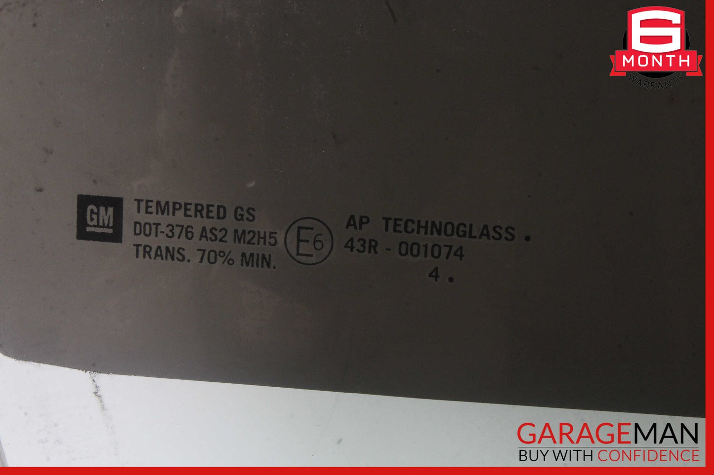 04-09 Cadillac XLR Front Right Side Door Window Glass OEM