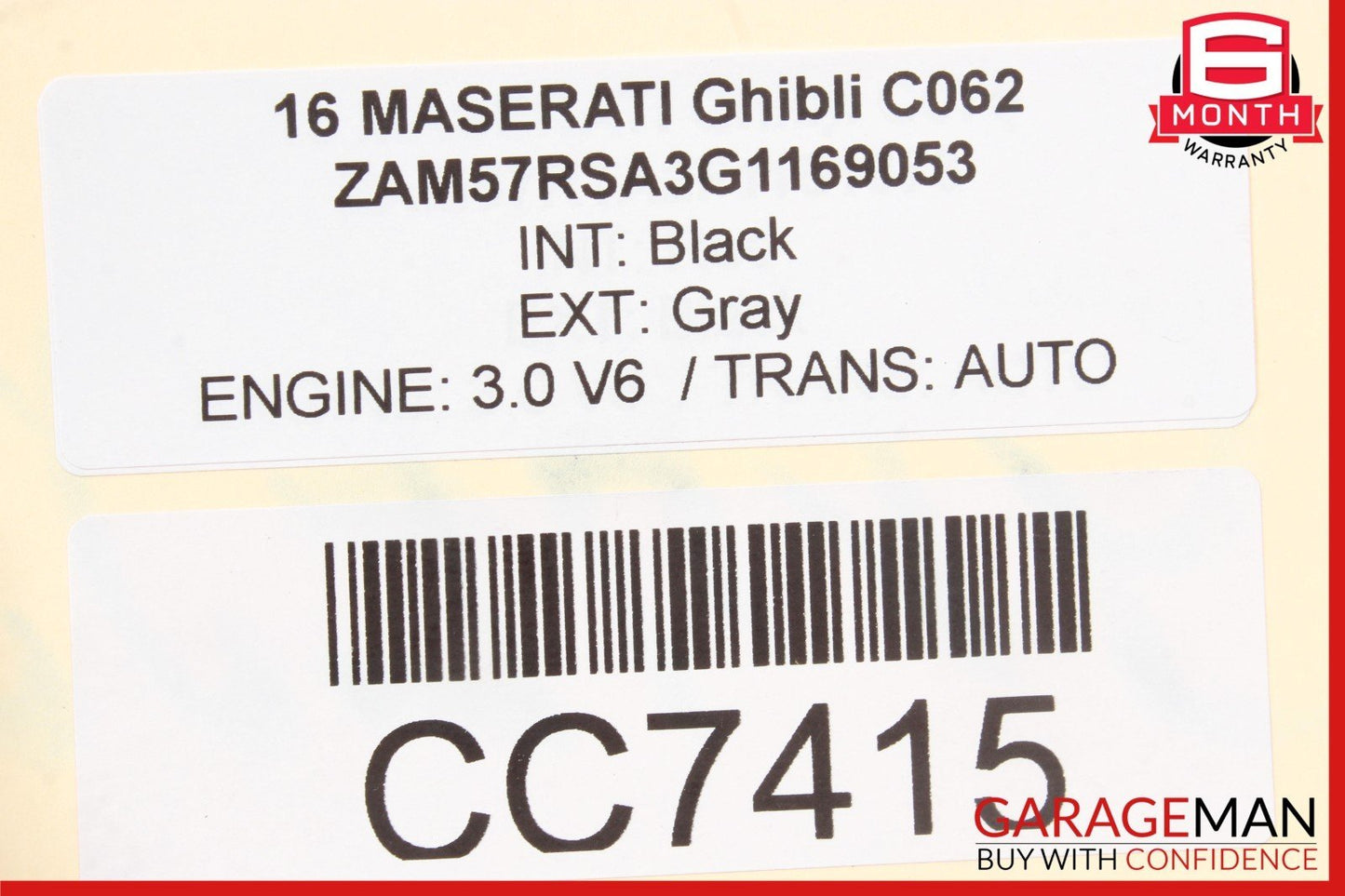14-22 Maserati Ghibli M157 Front Left Driver Side Interior Door Panel OEM