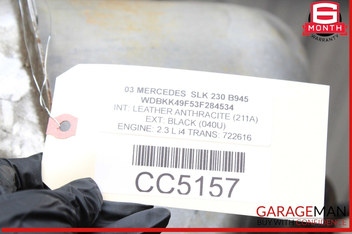 01-04 Mercedes R170 SLK230 SLK32 AMG Fuel Gas Tank Reservoir 1704701520 OEM