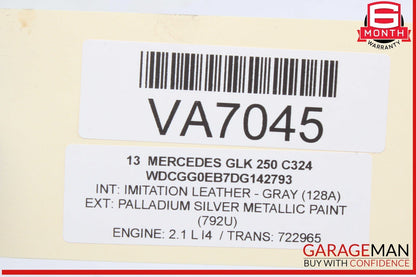 13-15 Mercedes X204 GLK250 Alternator Mounting Bracket 6512011909 OEM