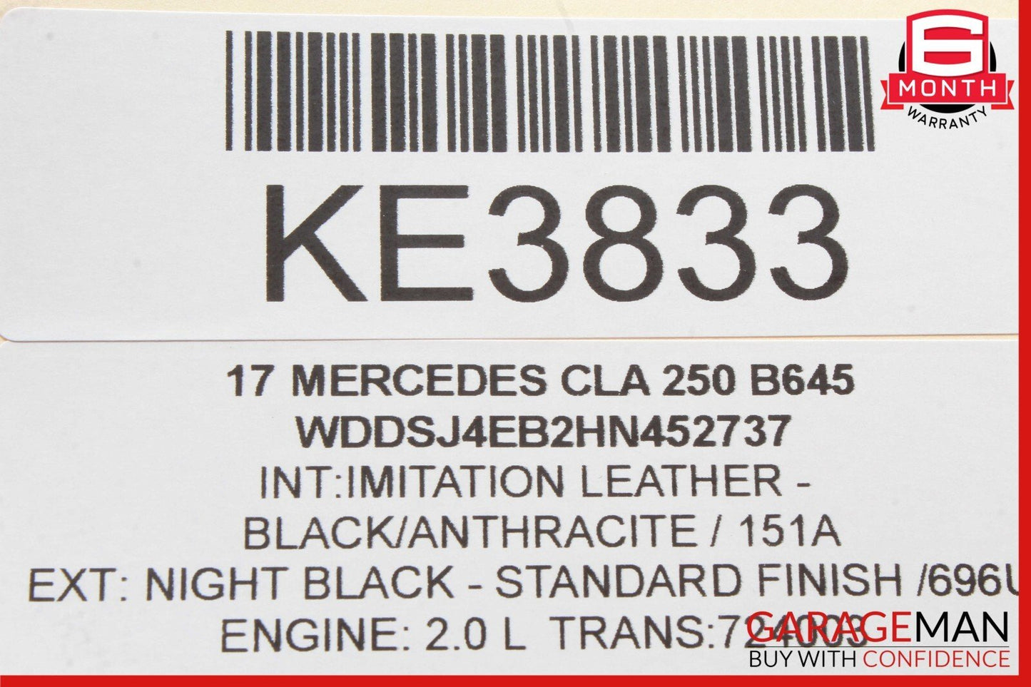 12-20 Mercedes W117 CLA250 GLK350 Right Side Exterior Door Handle OEM