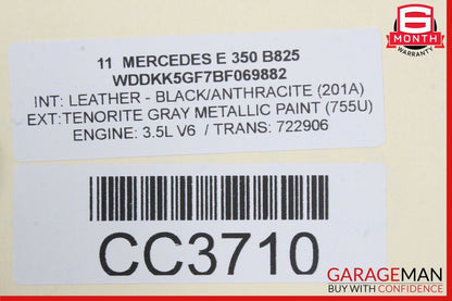 10-16 Mercedes W212 E350 E400 Panoramic Pano Sunroof Rail Track Frame OEM