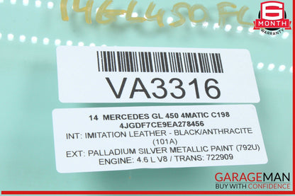 12-19 Mercede X166 GL450 GLE43 AMG GLS550 Front Left Door Window Glass OEM