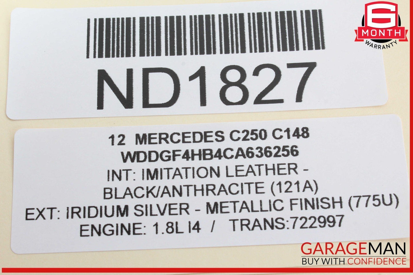 08-18 Mercedes W204 C250 Front Left and Right Side Door Audio Speaker Set OEM