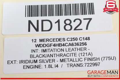 08-18 Mercedes W204 C250 Front Left and Right Side Door Audio Speaker Set OEM