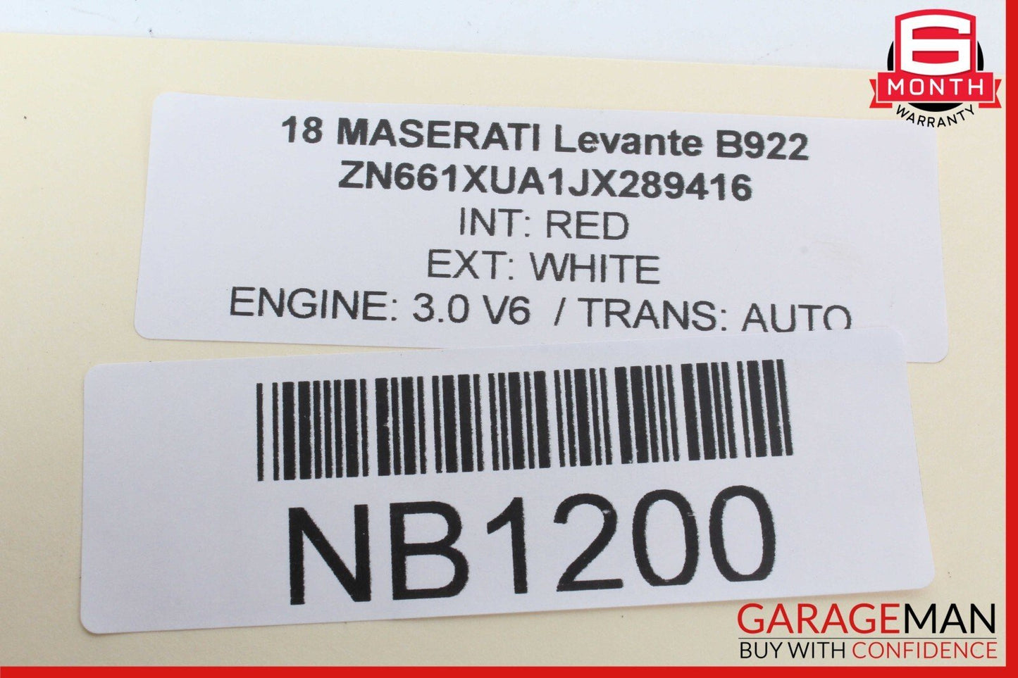 17-20 Maserati Levante M161 Steering Wheel Black OEM