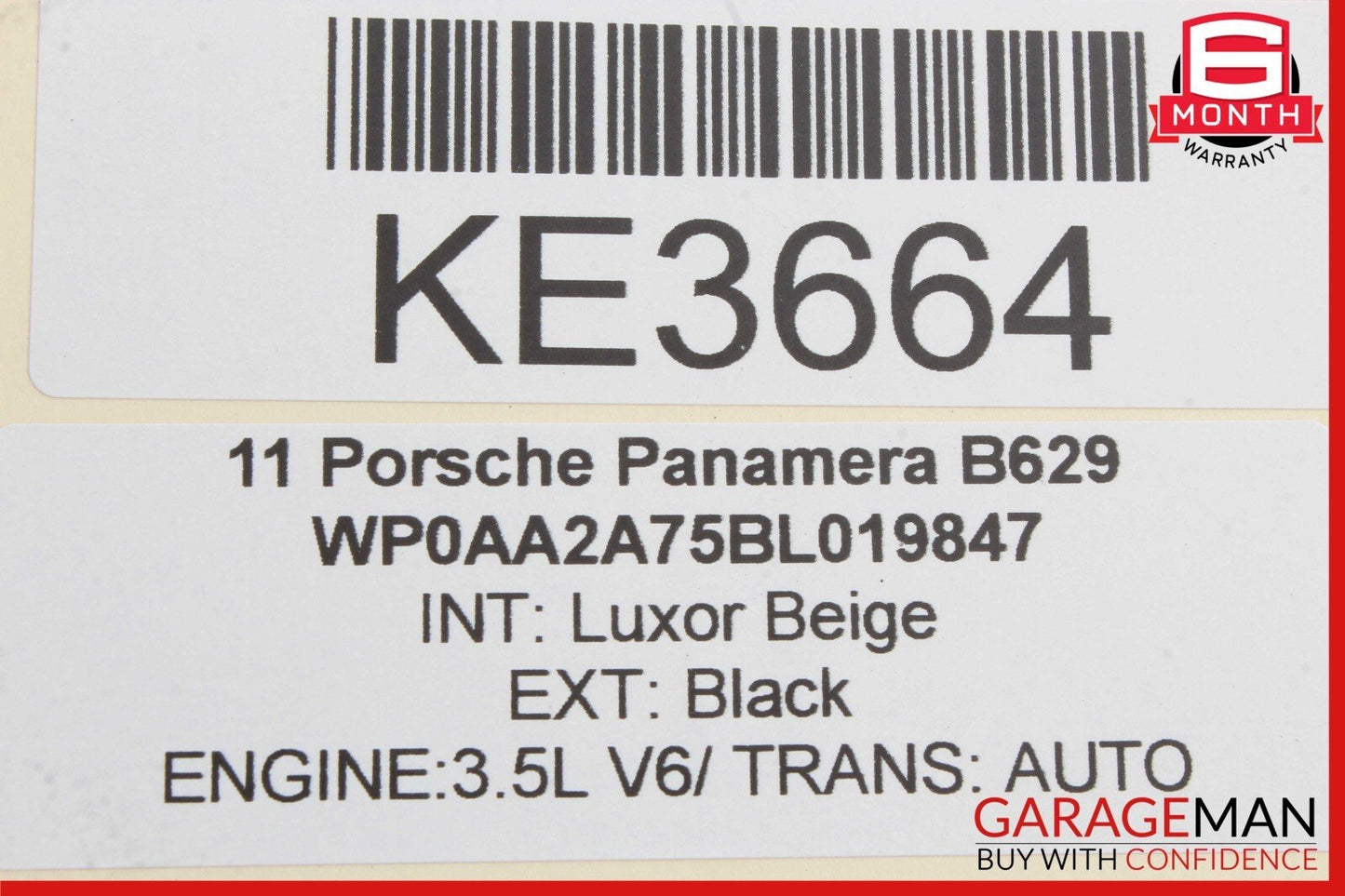 10-16 Porsche Panamera 970 Rear Right Side Suspension Lower Control Arm