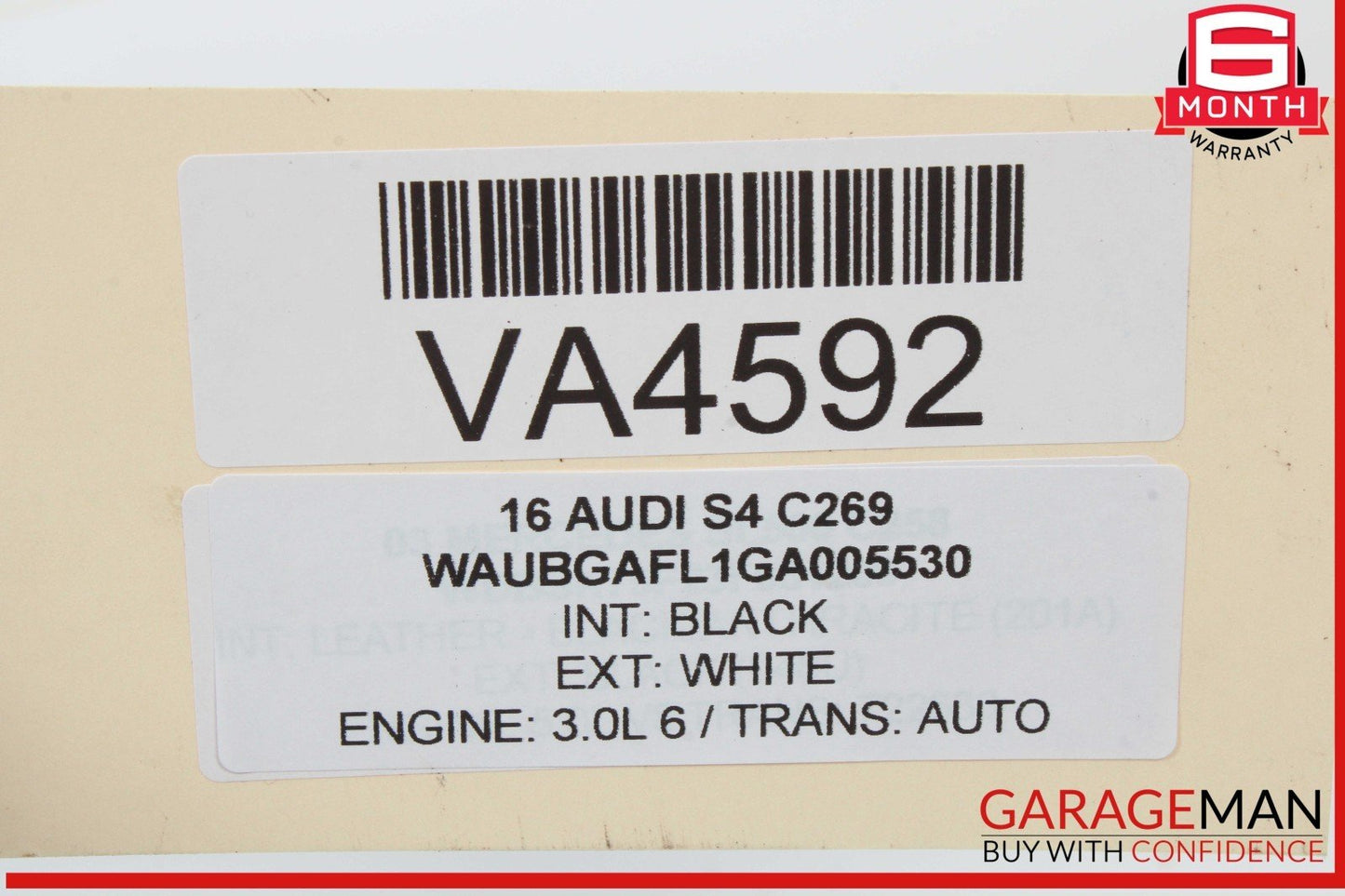 10-16 Audi S4 A4 Rear Left Driver Side CV Axle Shaft 8K0501201 OEM