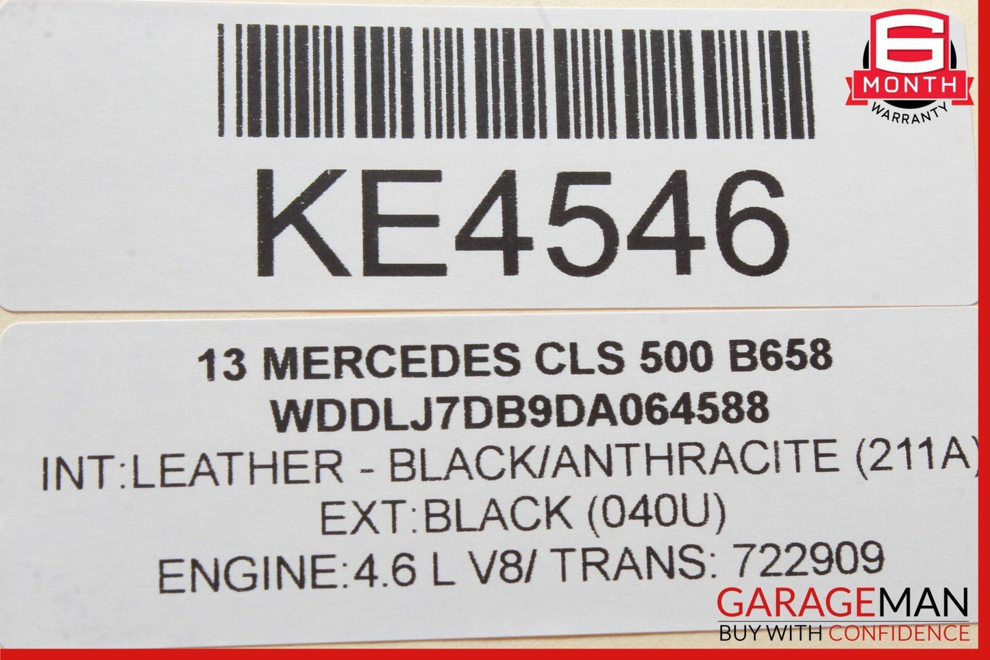 08-17 Mercedes W218 CLS500 Rear Right / Left Side Upper Control Arm RWD OEM