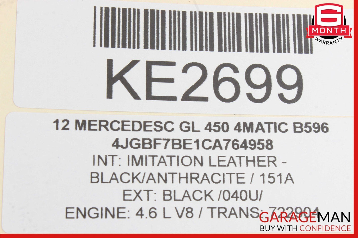 06-13 Mercedes GL450 GL550 ML550 Rear Left Side Suspension Lower Control Arm