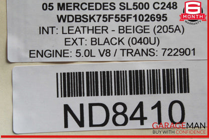 03-06 Mercedes R230 SL500 Power Steering Rack And Pinion 2304600800 OEM