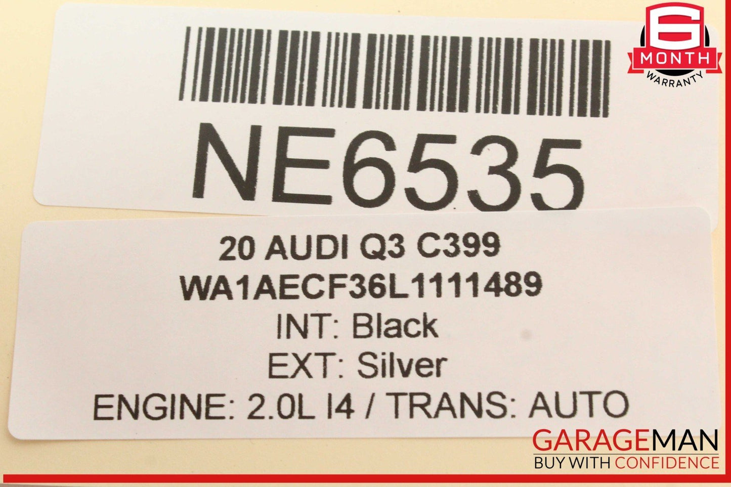 17-24 Audi Q3 A4 Rear Window Wiper Arm w/ Blade 8W9955407 OEM
