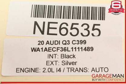 17-24 Audi Q3 A4 Rear Window Wiper Arm w/ Blade 8W9955407 OEM