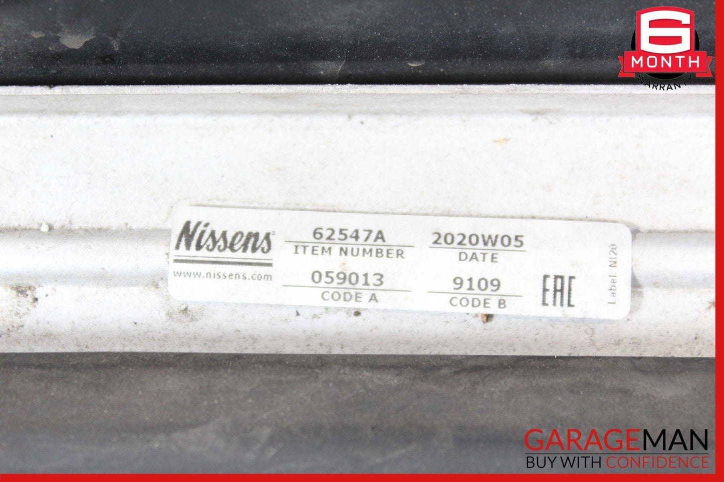 03-06 Mercedes R230 SL500 CLS500 Engine Cooling Radiator A/C Air Condenser Assy