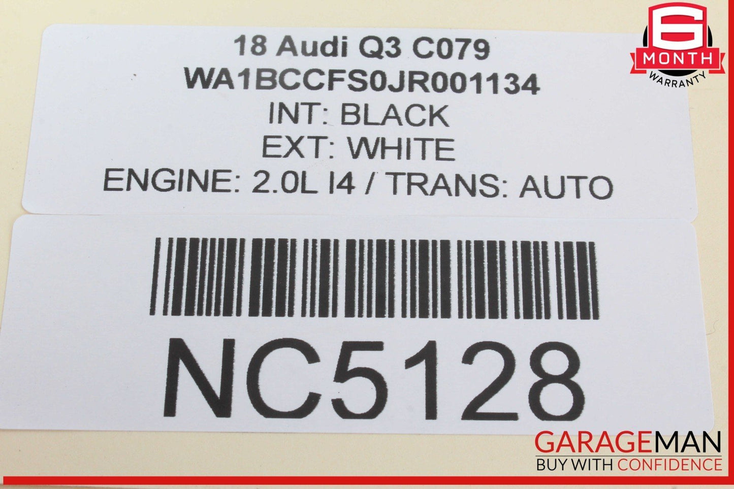 15-18 Audi Q3 Rear Subwoofer Sub Woofer Speaker Bass Box 8U0035382 OEM