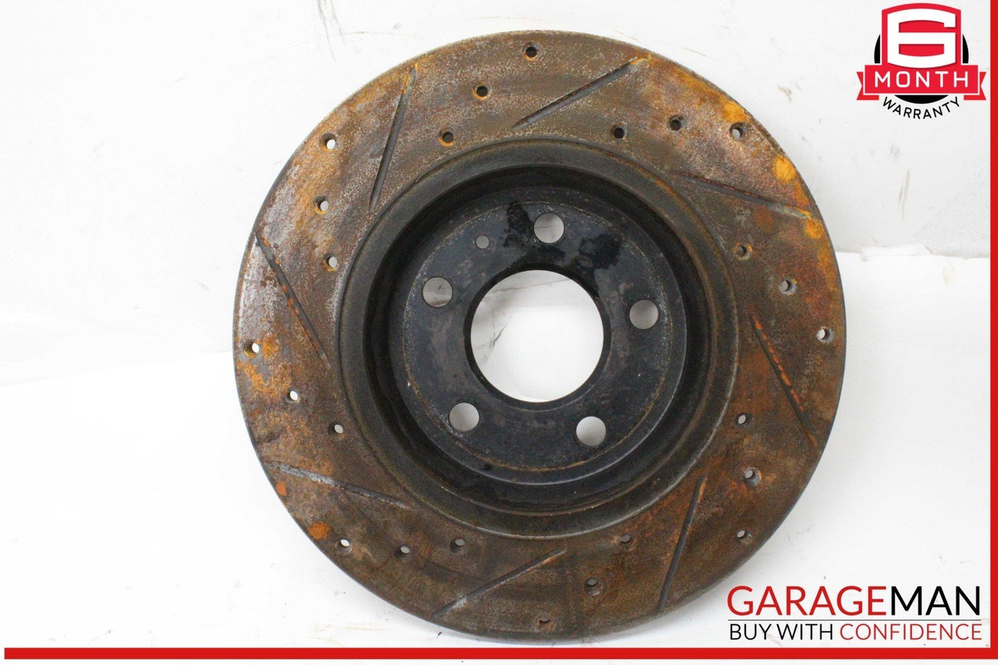 09-16 Audi A4 Rear Left and Rear Right Side Brake Disc Rotor Set OEM