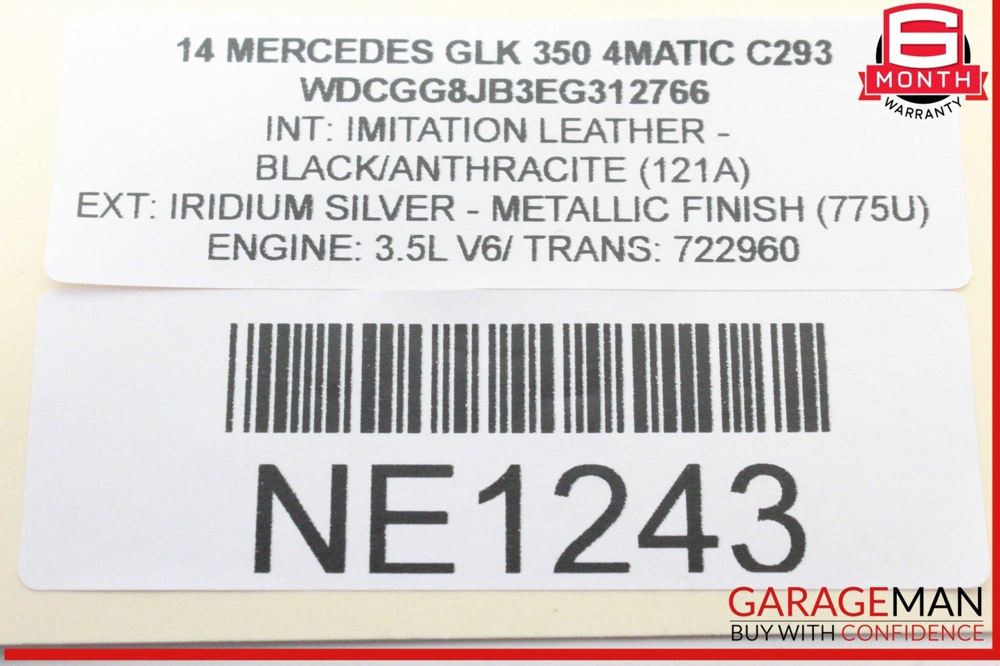 10-15 Mercedes X204 GLK350 4MATIC Dash Navigation Display Screen Monitor Unit