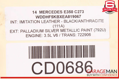 14-16 Mercedes W212 E350 RWD 7G-Tronic Automatic Transmission 722.906 OEM
