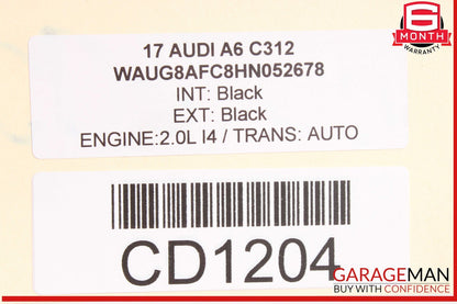 13-17 Audi A6 Quattro 2.0L Automatic Transmission Assembly OEM 168k