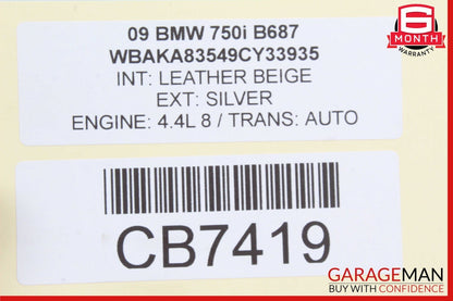 09-15 BMW 750i 750Li F01 F02 Front Center Dash Air Vents AC Heater With Hazard