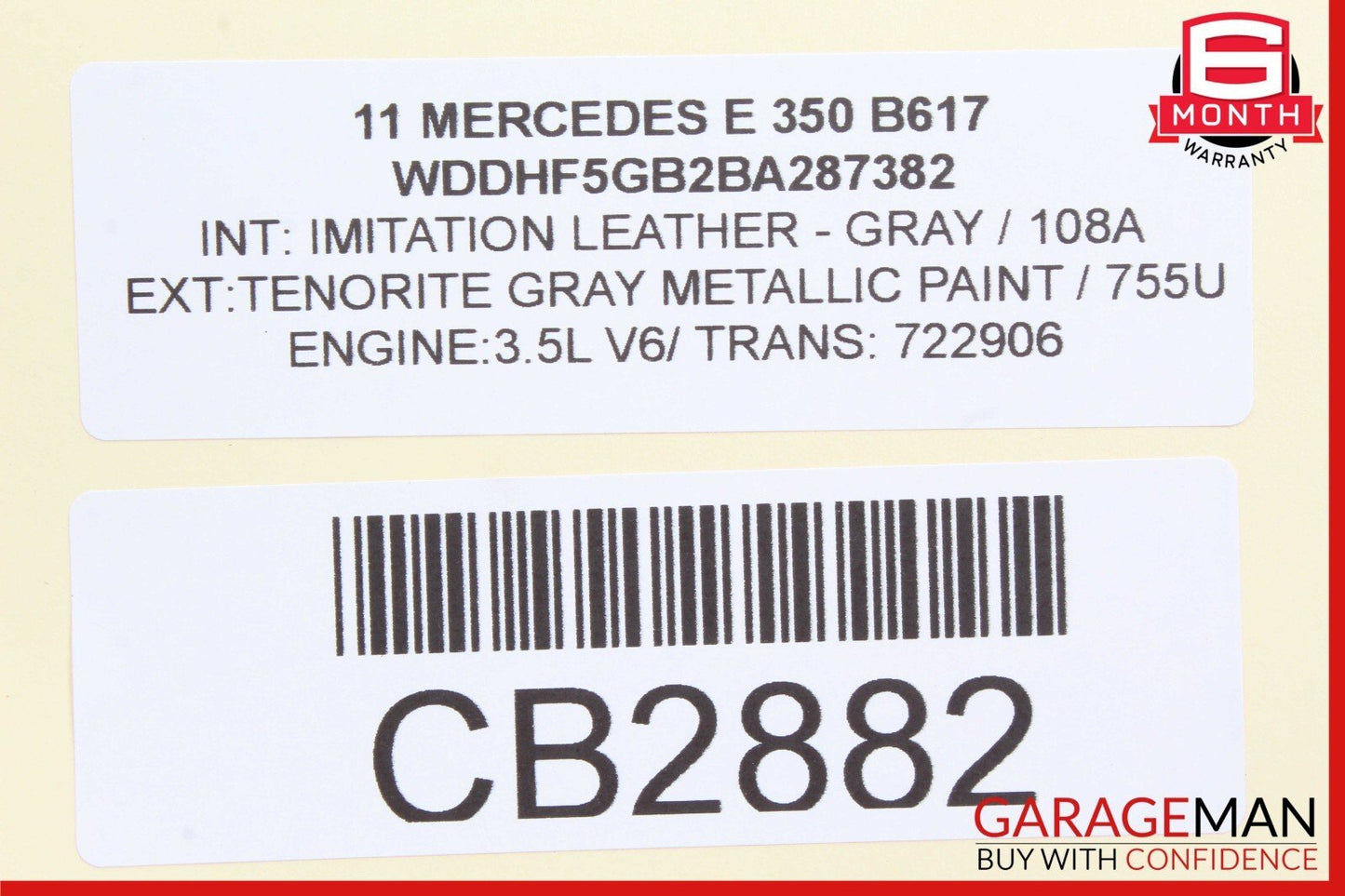 08-17 Mercedes W204 C300 E350 E400 Rear Trunk Lid Latch Lock Actuator OEM