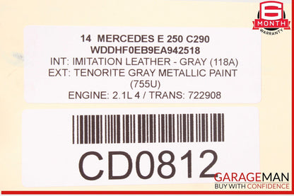 14-16 Mercedes W212 E250 Bluetec 7G Automatic Transmission 722.902 OEM 191k