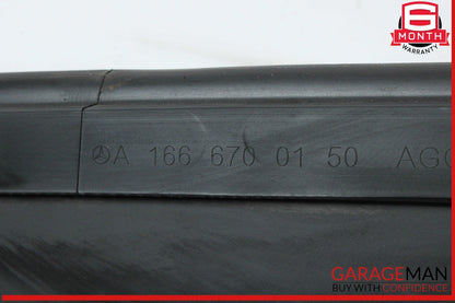13-19 Mercedes X166 GL450 GLS550 Rear Left Side Quarter Window Glass Trim Assy
