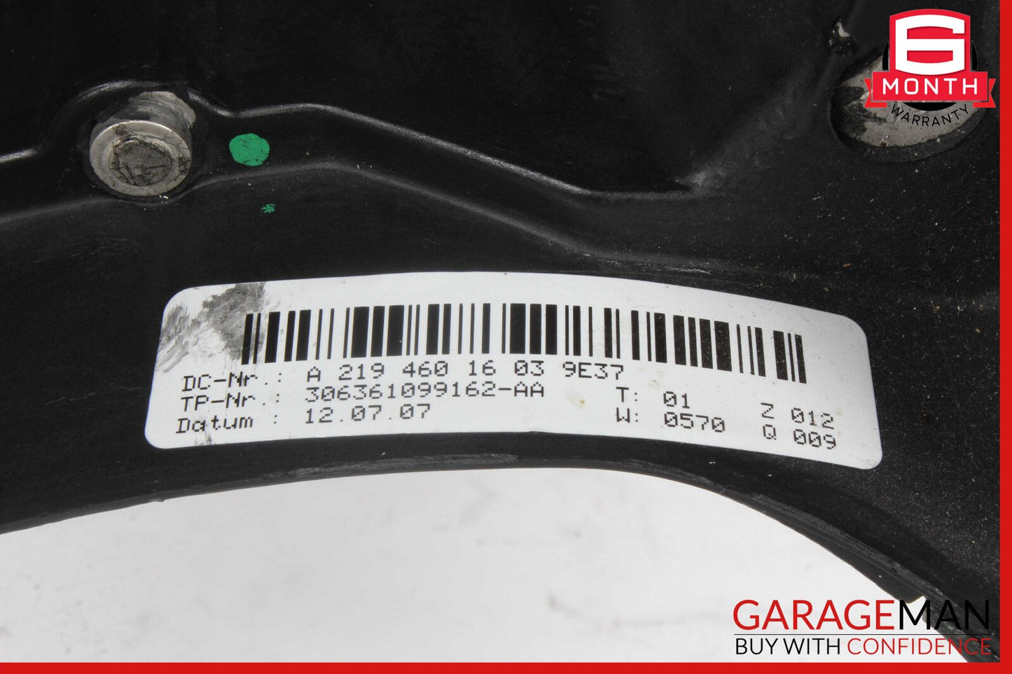 06-09 Mercedes W211 E350 CLS500 4 Spoke Steering Wheel Leather Black OEM