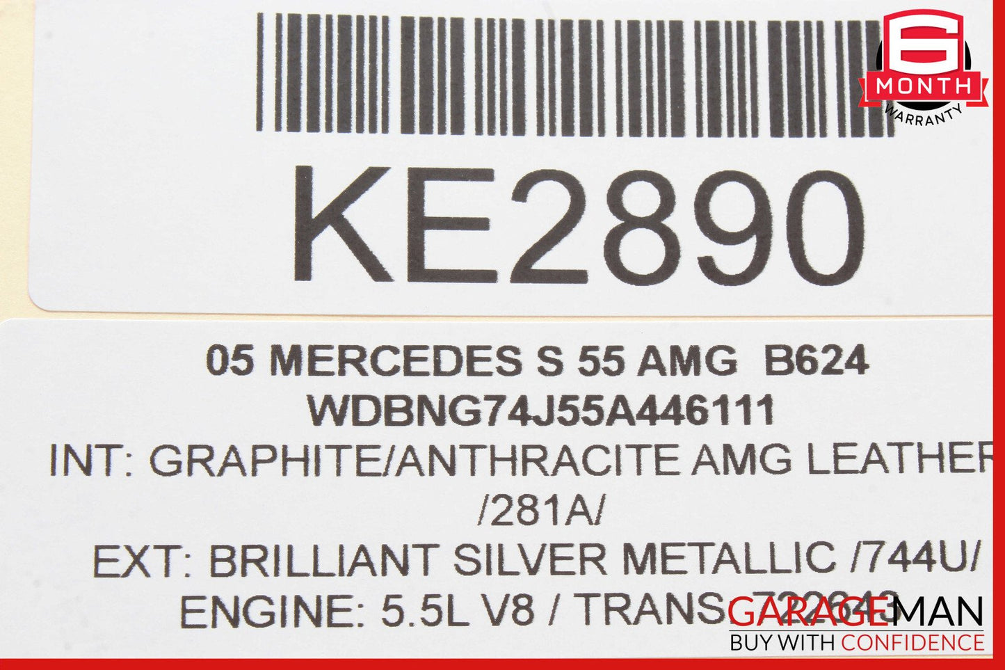 00-06 Mercedes W220 S55 CL500 Rear Left Driver Upper Control Arm 2203521305 OEM