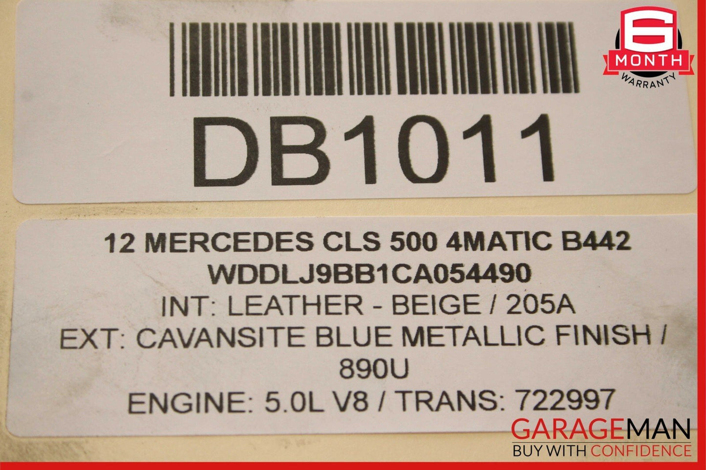 12-18 Mercedes W212 E550 CLS550 4Matic AWD Rear Prop Drive Shaft Driveshaft OEM